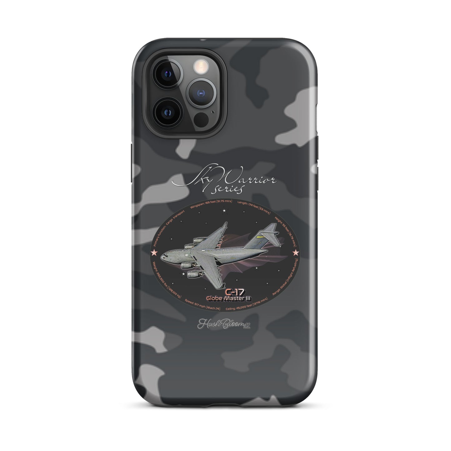 Glossy - C17 Globe Master III Tough Case for iPhone