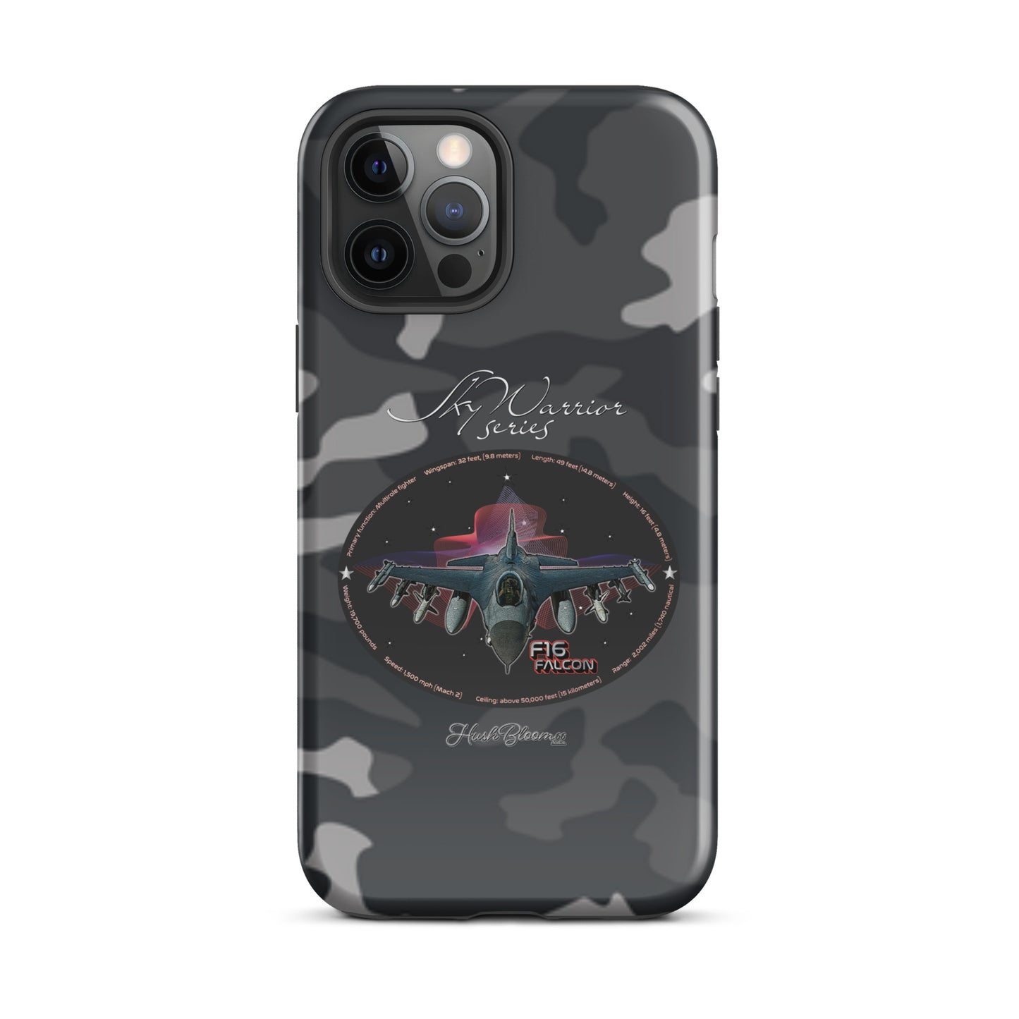 Glossy - F16 Falcon Tough Case for iPhone
