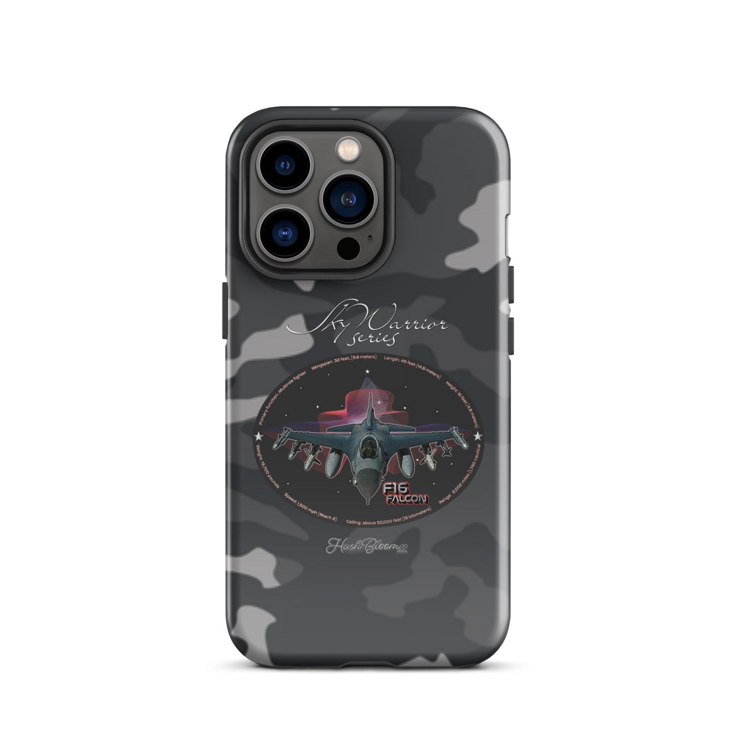 Glossy - F16 Falcon Tough Case for iPhone