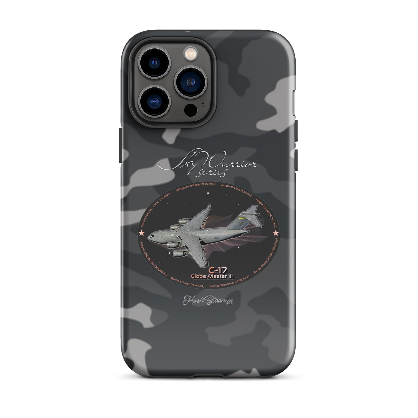 Glossy - C17 Globe Master III Tough Case for iPhone