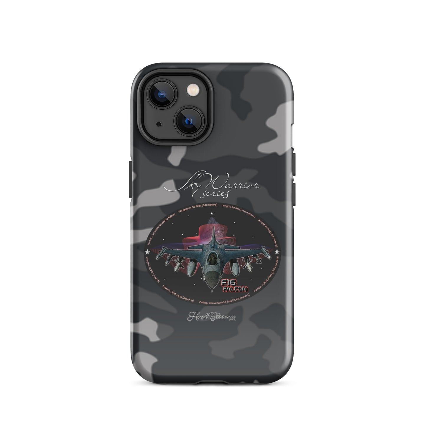 Glossy - F16 Falcon Tough Case for iPhone