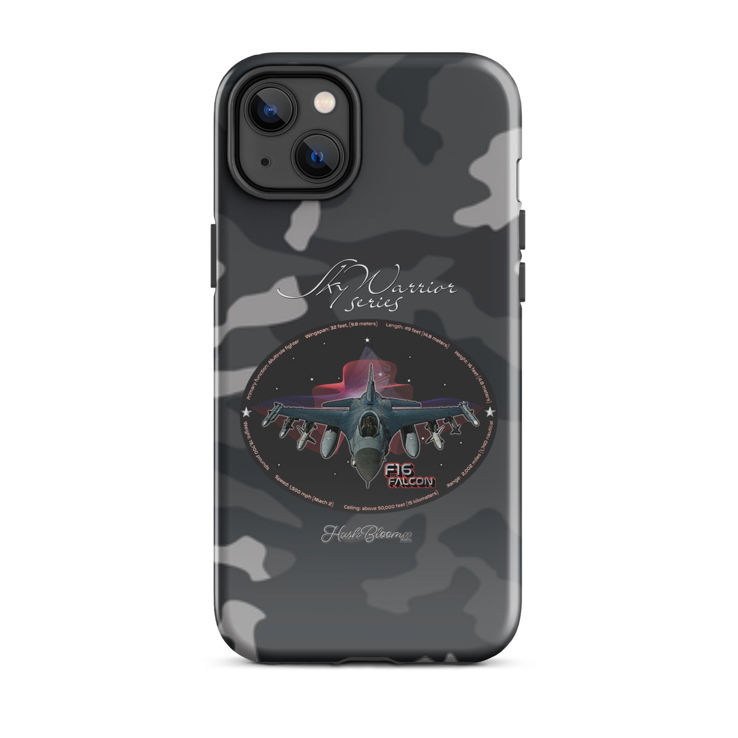 Glossy - F16 Falcon Tough Case for iPhone
