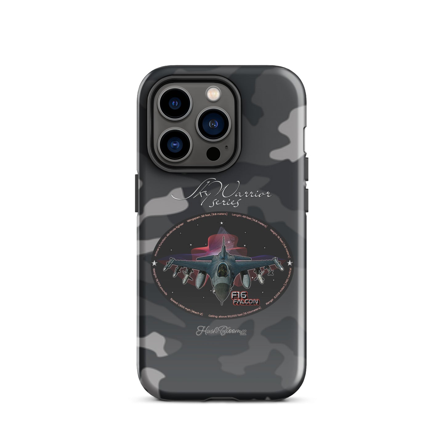 Glossy - F16 Falcon Tough Case for iPhone