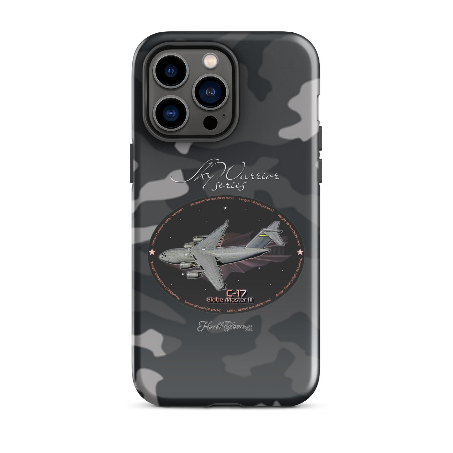 Glossy - C17 Globe Master III Tough Case for iPhone