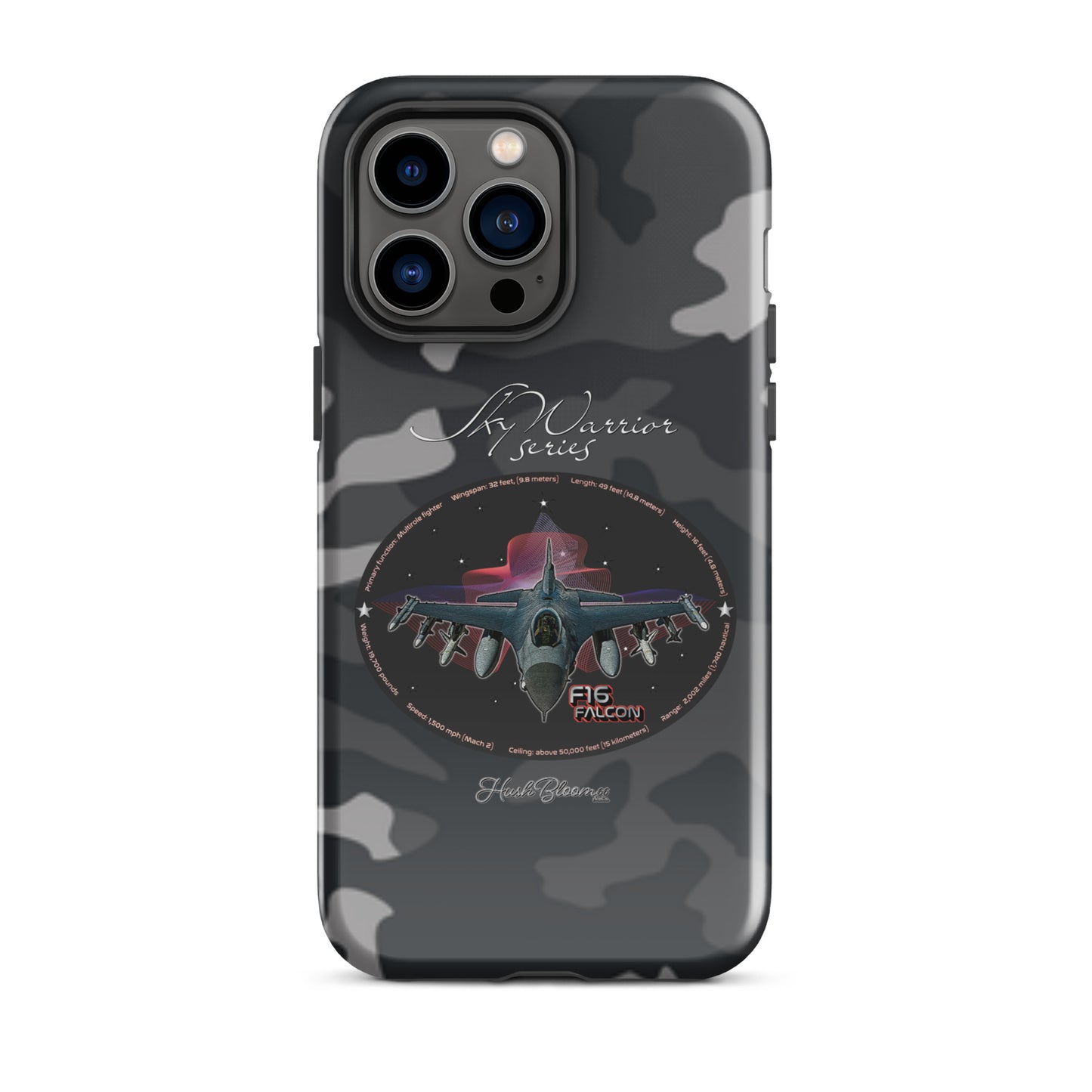 Glossy - F16 Falcon Tough Case for iPhone