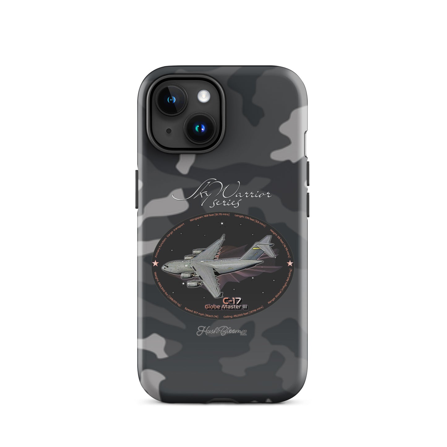 Glossy - C17 Globe Master III Tough Case for iPhone