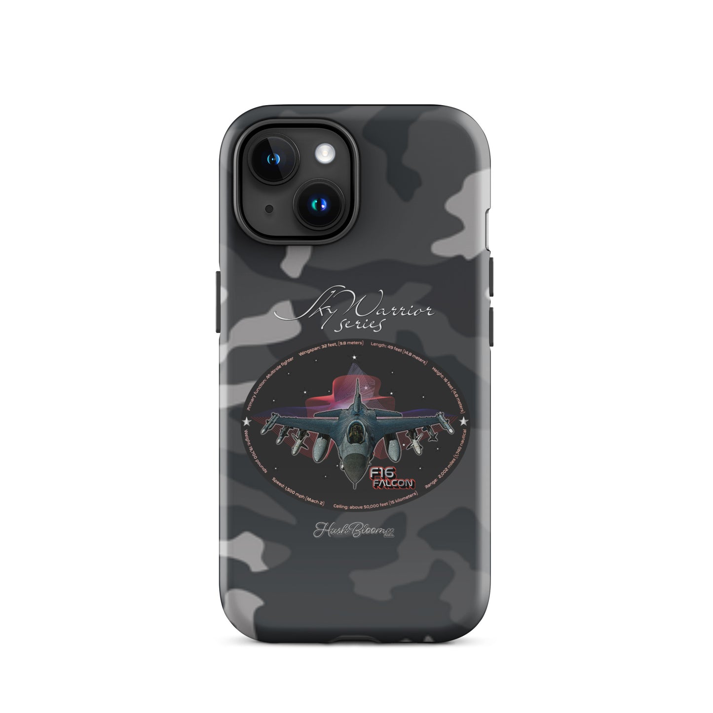 Glossy - F16 Falcon Tough Case for iPhone