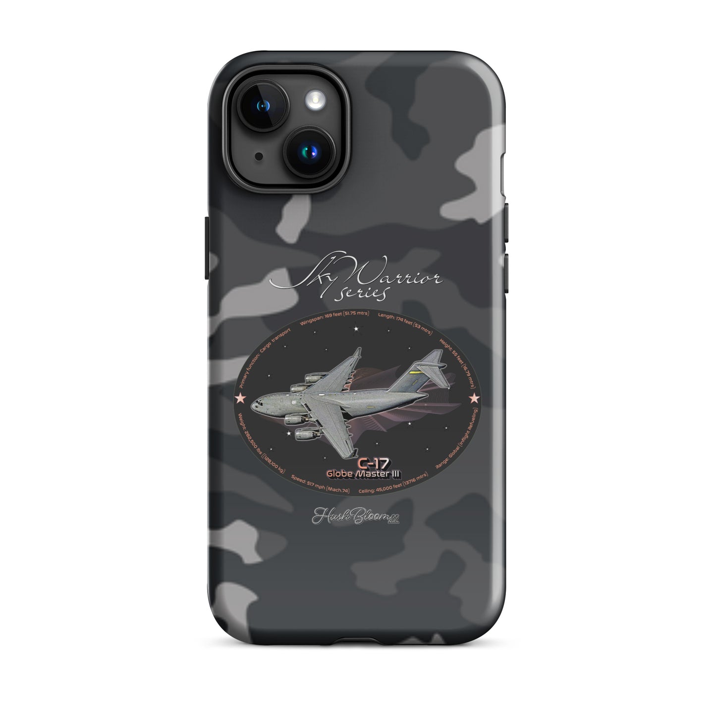 Glossy - C17 Globe Master III Tough Case for iPhone