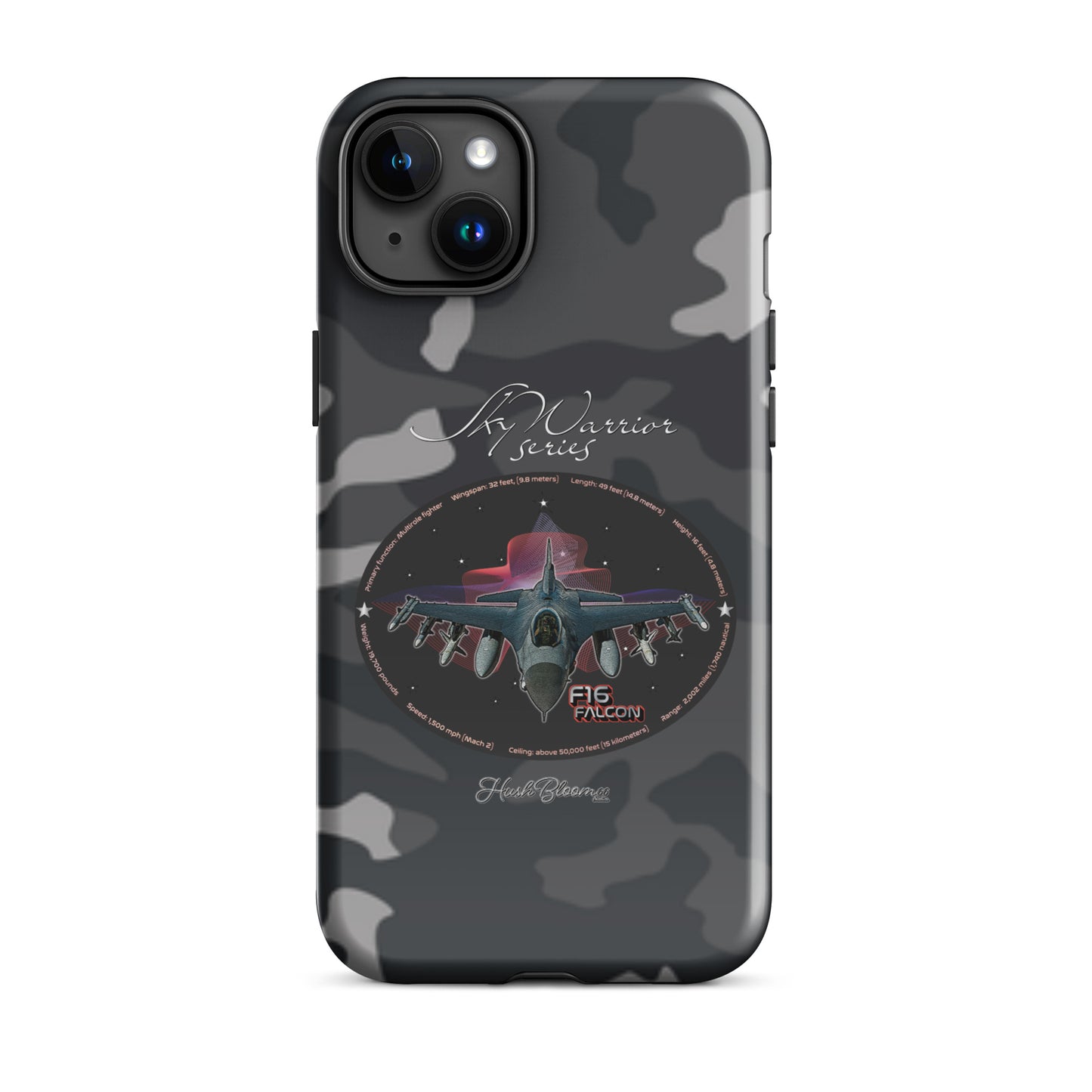 Glossy - F16 Falcon Tough Case for iPhone