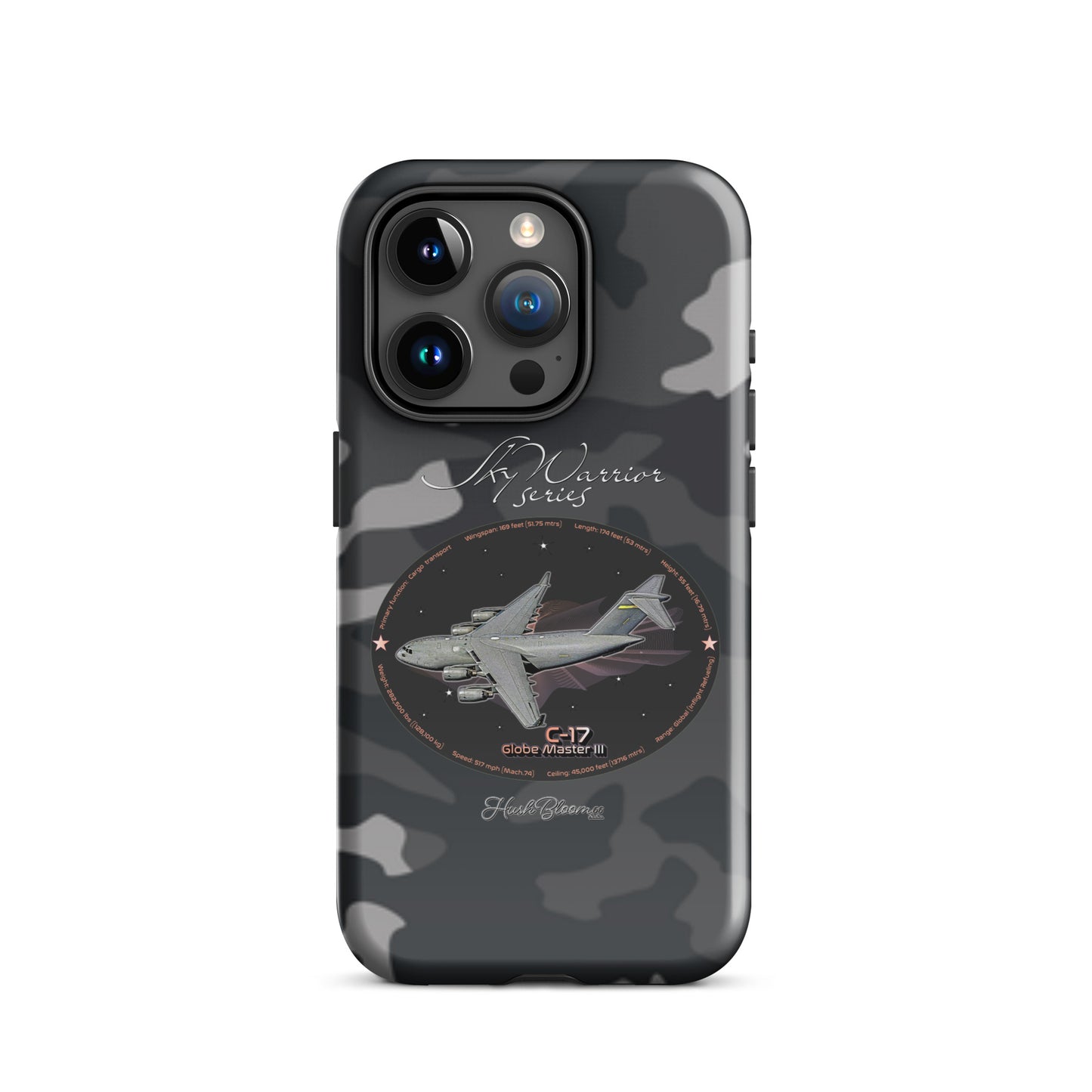 Glossy - C17 Globe Master III Tough Case for iPhone