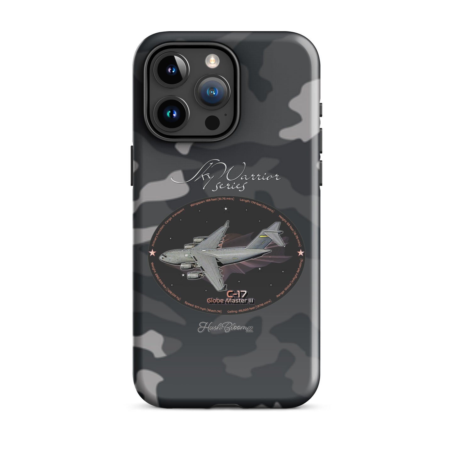 Glossy - C17 Globe Master III Tough Case for iPhone