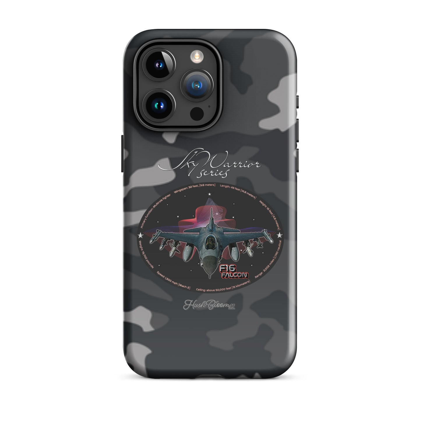 Glossy - F16 Falcon Tough Case for iPhone
