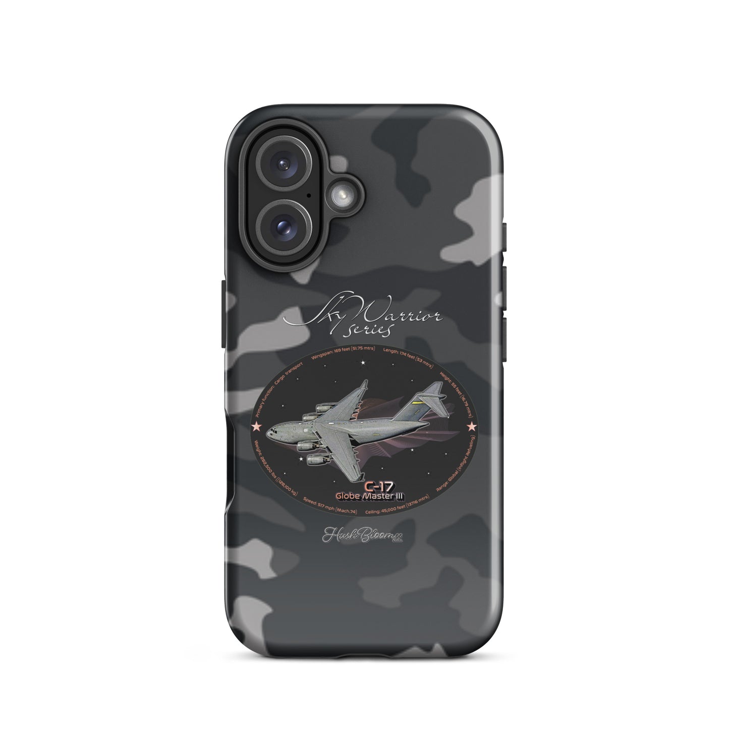 Glossy - C17 Globe Master III Tough Case for iPhone