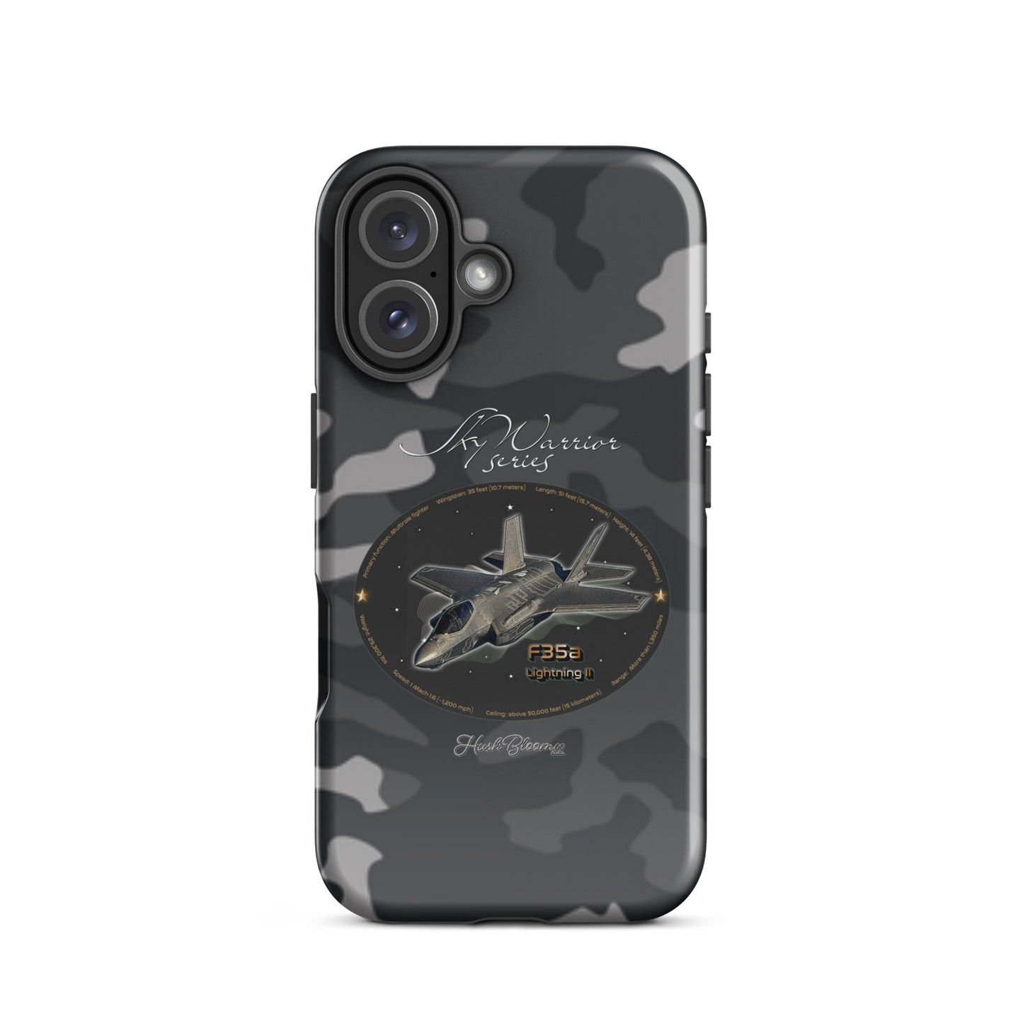 Glossy - F35A Lightning Tough Case for iPhone