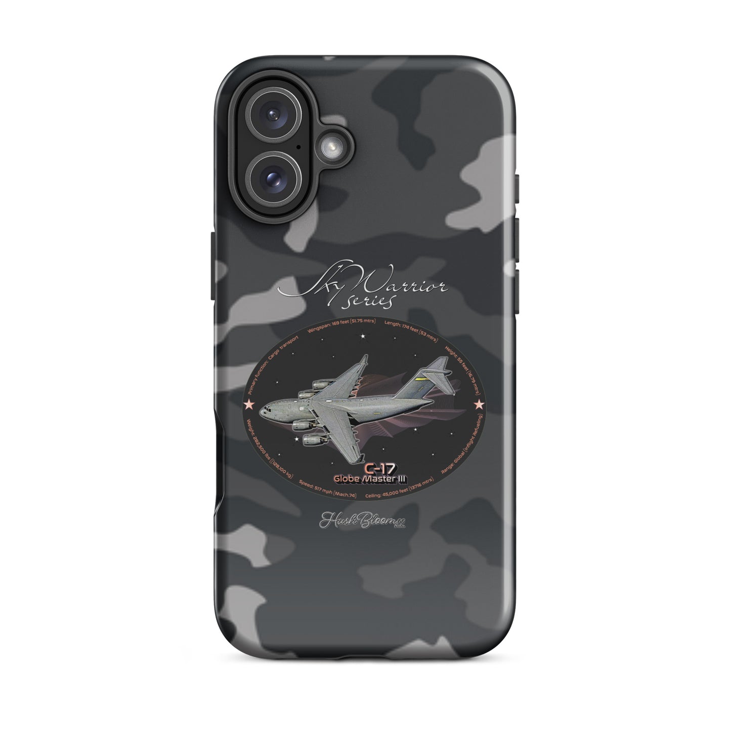 Glossy - C17 Globe Master III Tough Case for iPhone