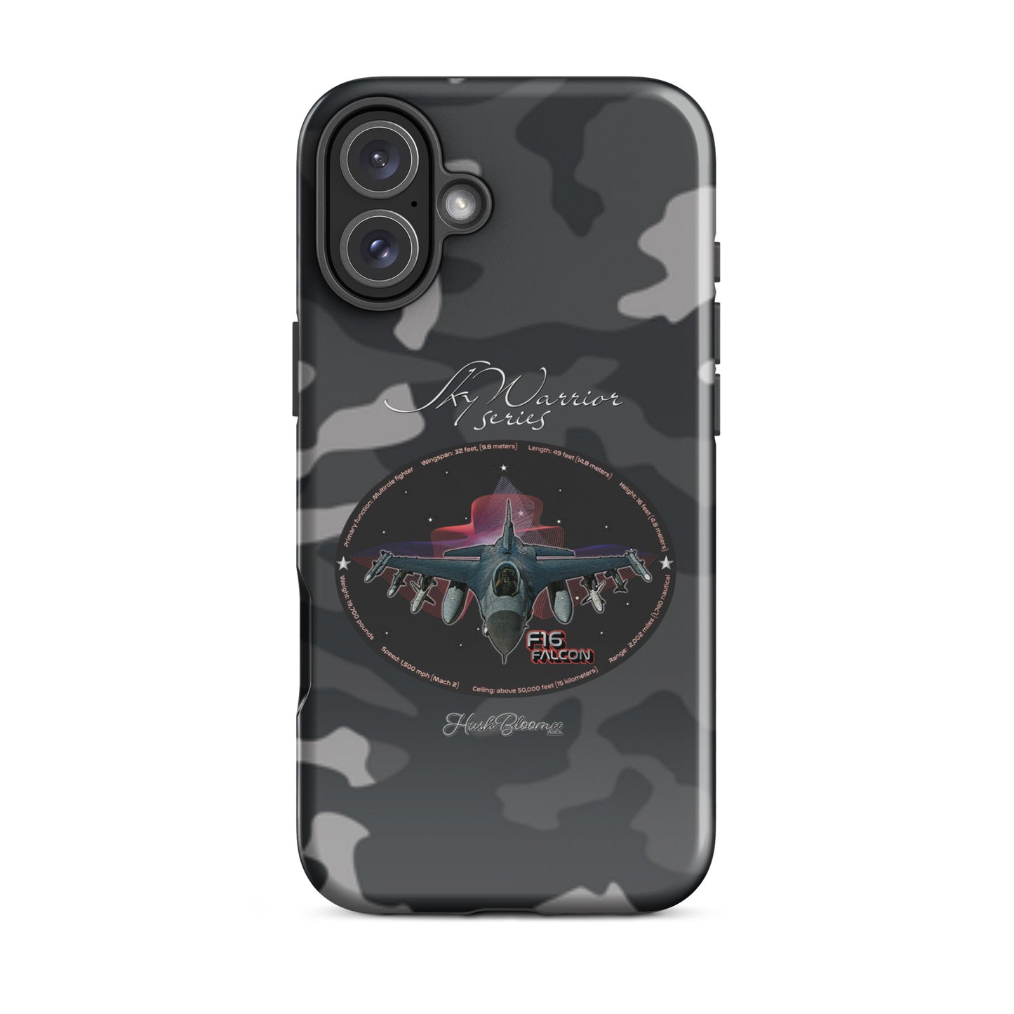 Glossy - F16 Falcon Tough Case for iPhone