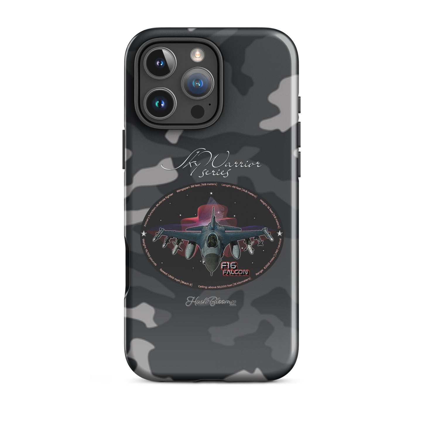 Glossy - F16 Falcon Tough Case for iPhone
