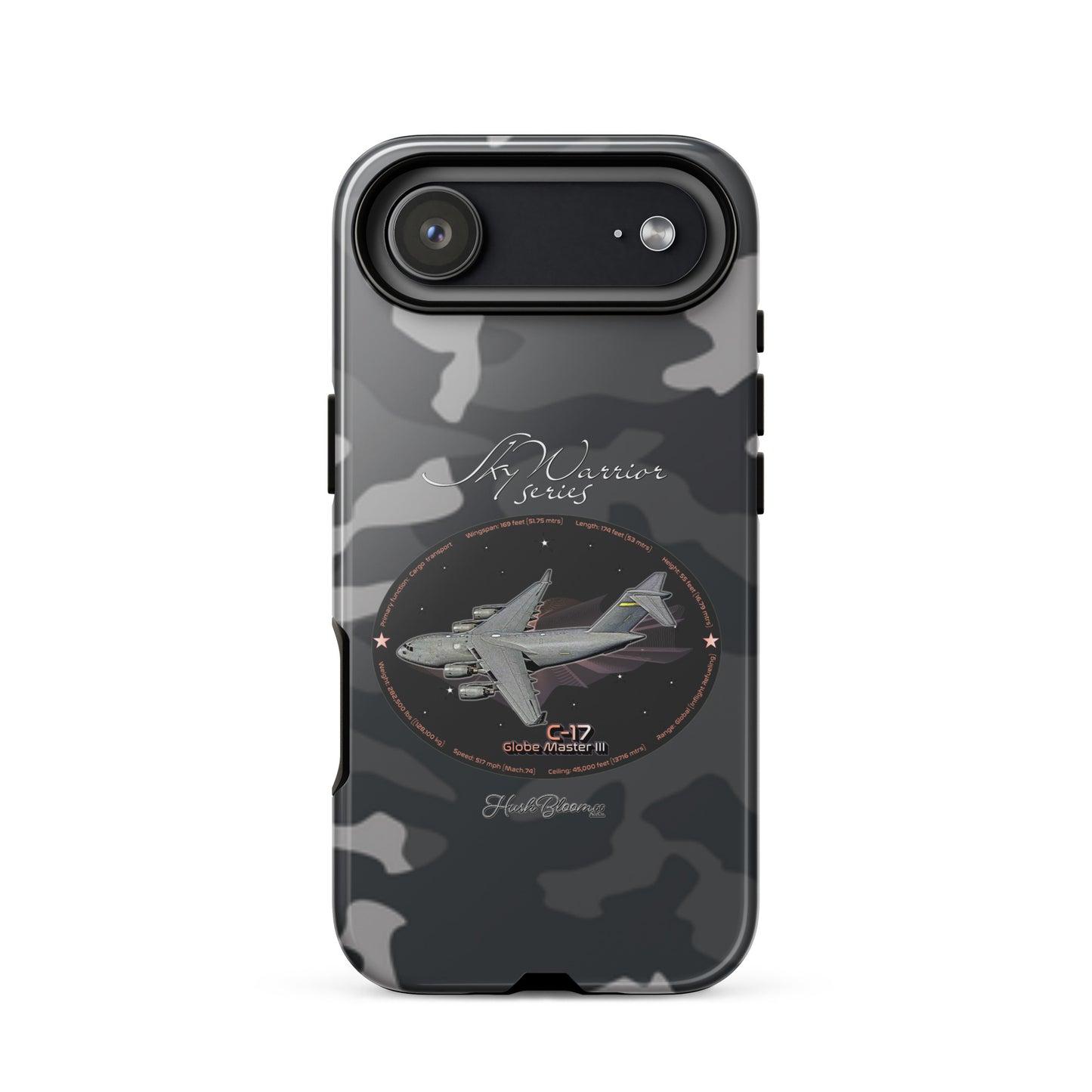 Glossy - C17 Globe Master III Tough Case for iPhone
