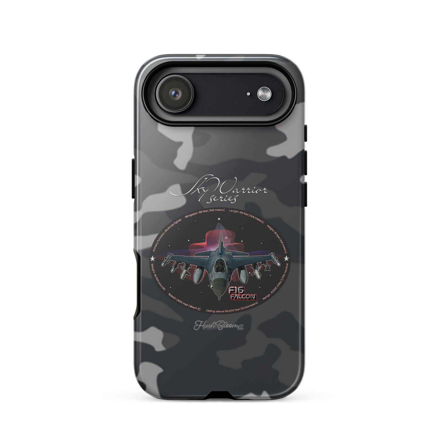Glossy - F16 Falcon Tough Case for iPhone