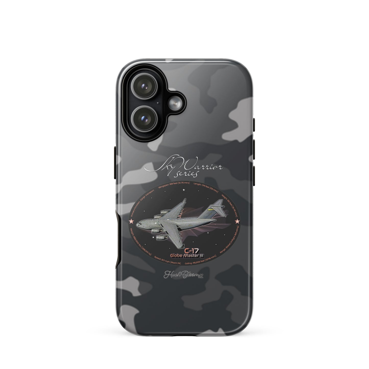 Glossy - C17 Globe Master III Tough Case for iPhone