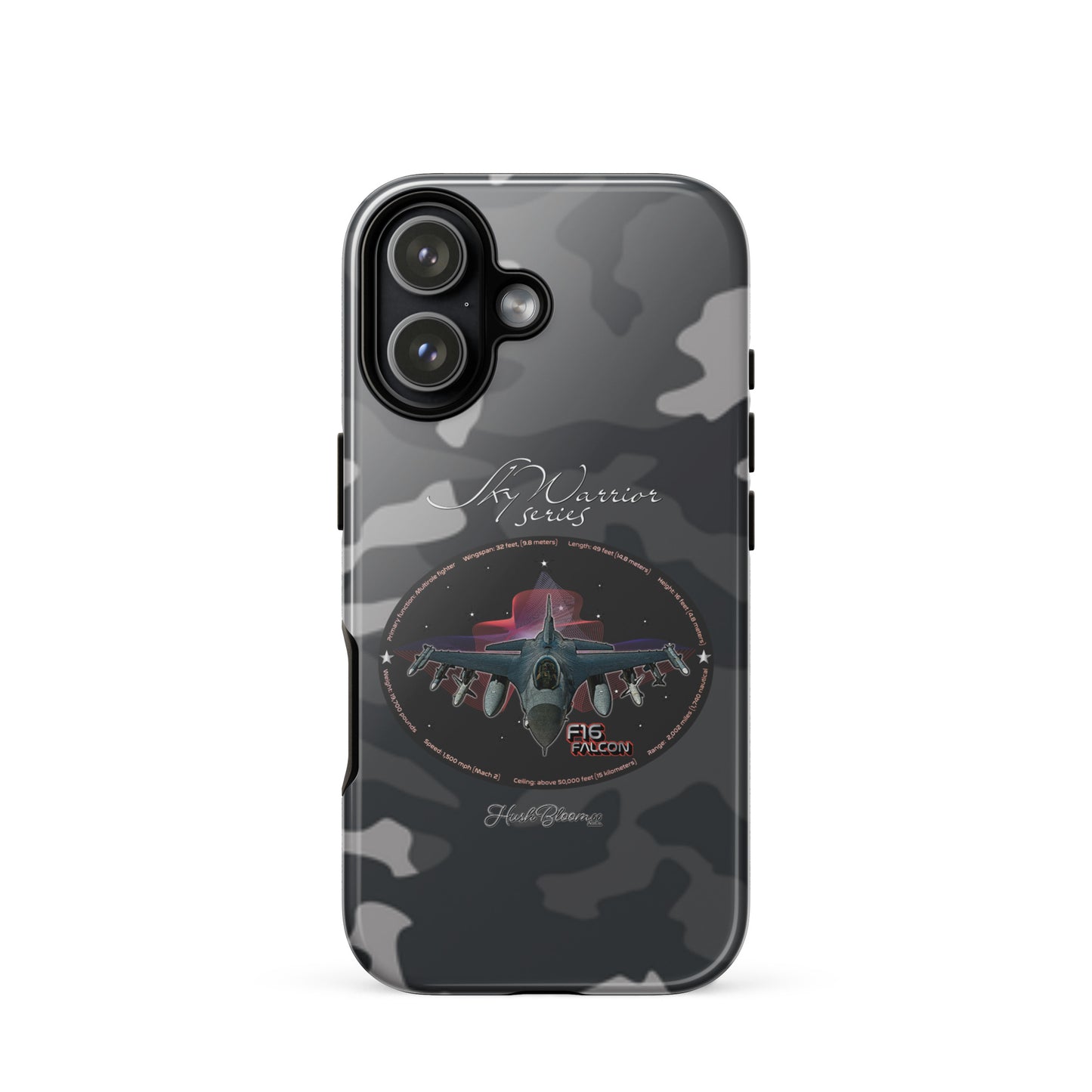 Glossy - F16 Falcon Tough Case for iPhone