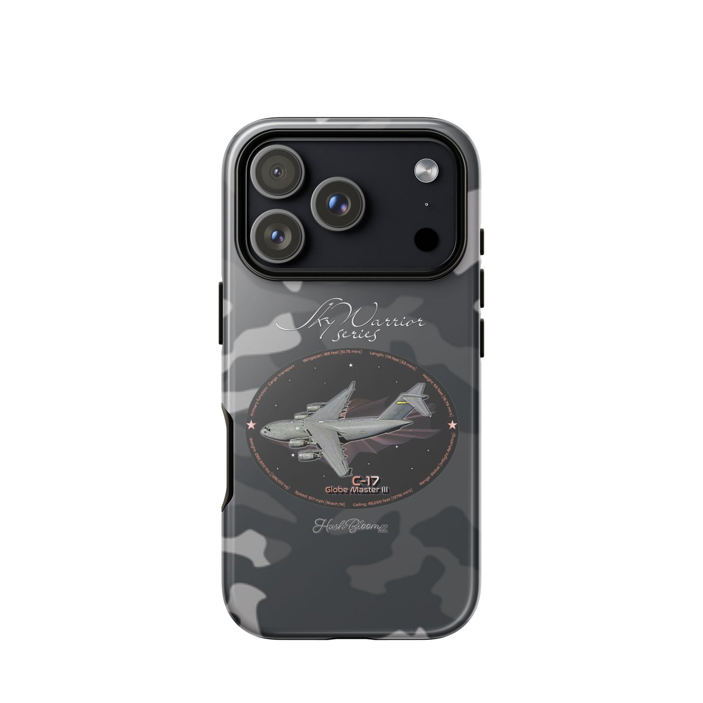 Glossy - C17 Globe Master III Tough Case for iPhone