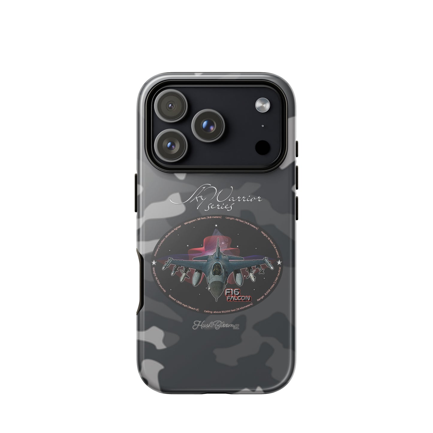 Glossy - F16 Falcon Tough Case for iPhone