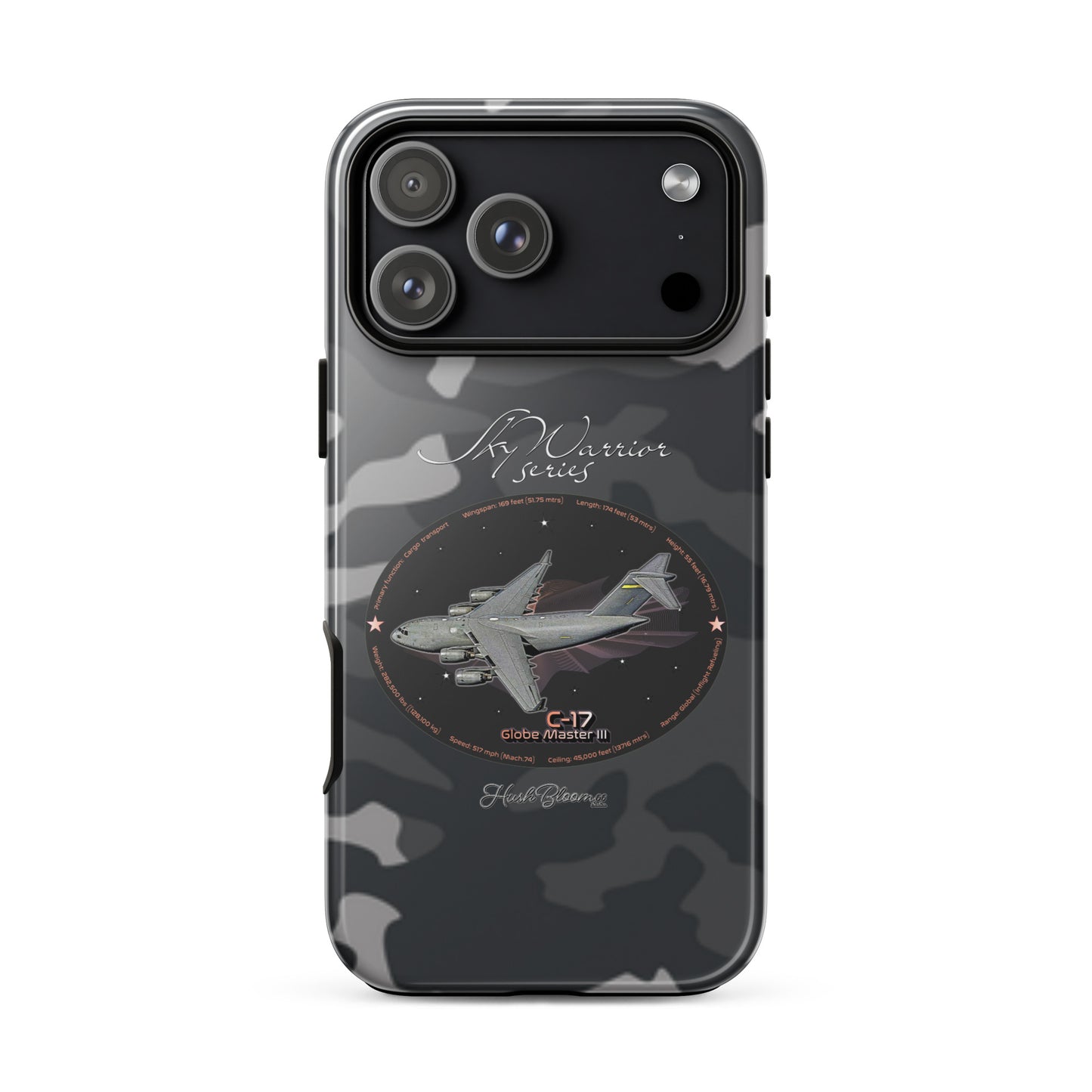Glossy - C17 Globe Master III Tough Case for iPhone