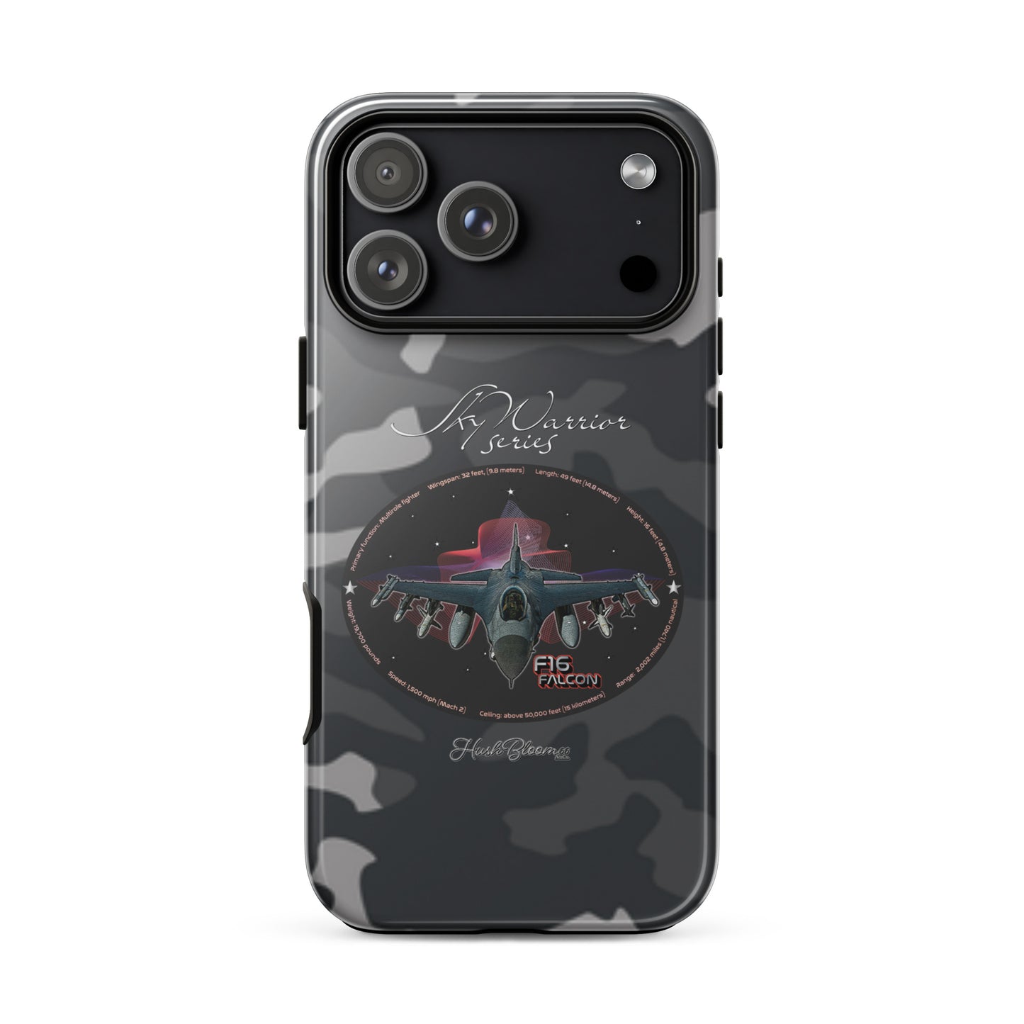 Glossy - F16 Falcon Tough Case for iPhone