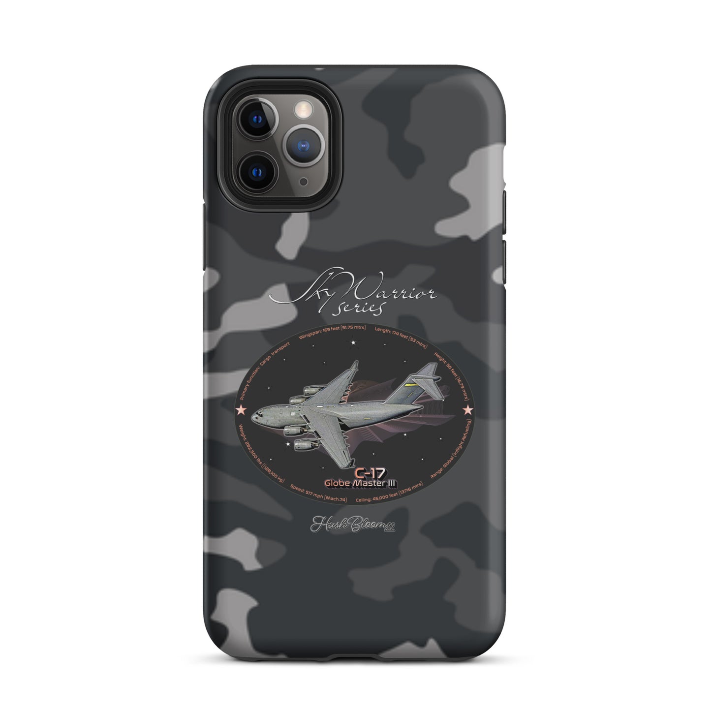 Matte - C17 Globe Master III Tough Case for iPhone