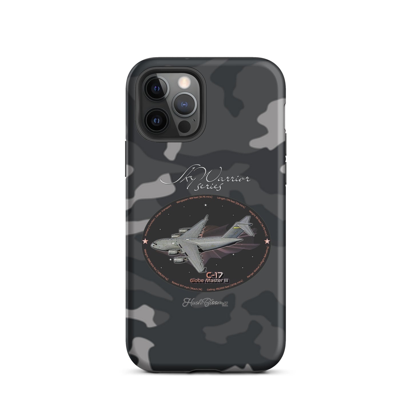 Matte - C17 Globe Master III Tough Case for iPhone