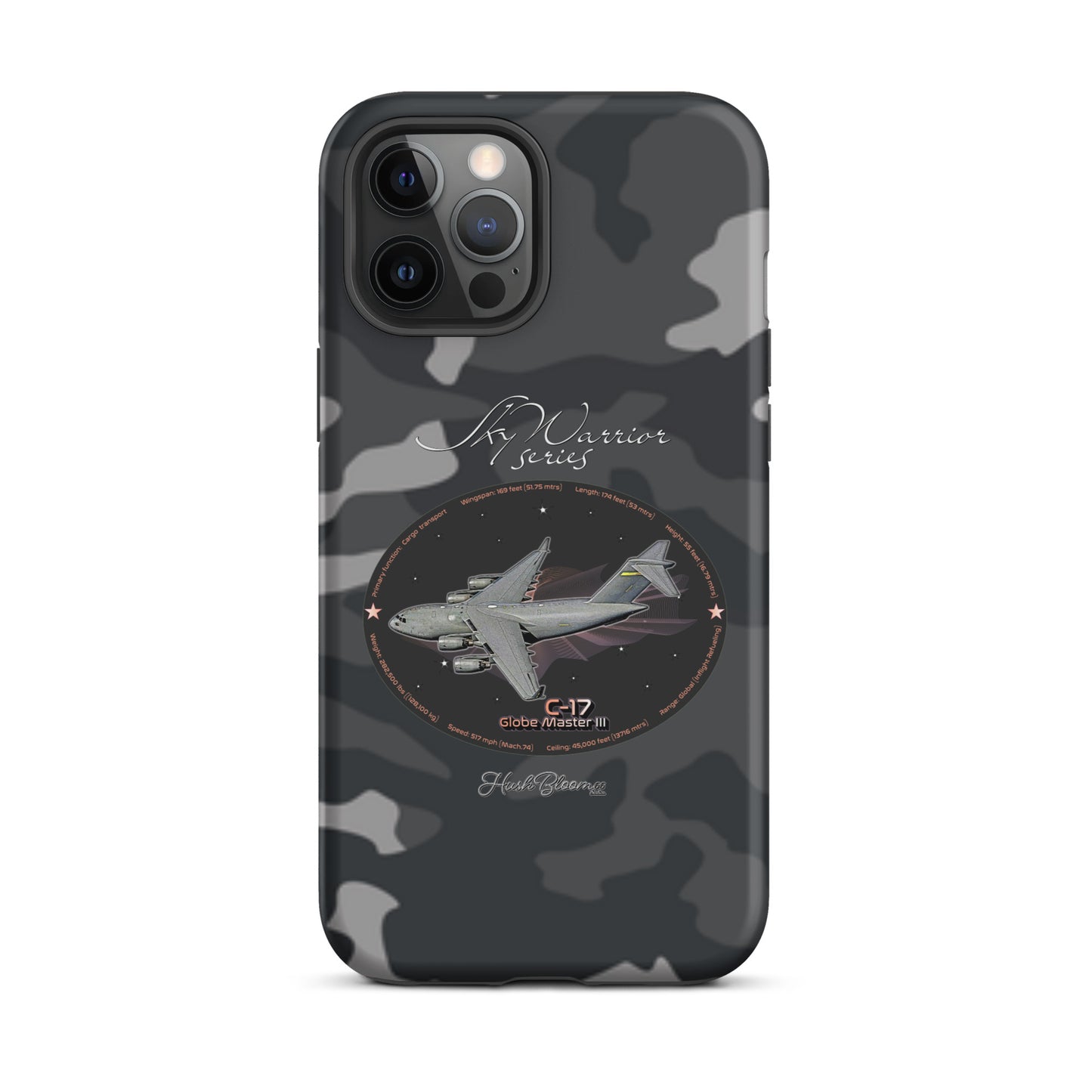 Matte - C17 Globe Master III Tough Case for iPhone