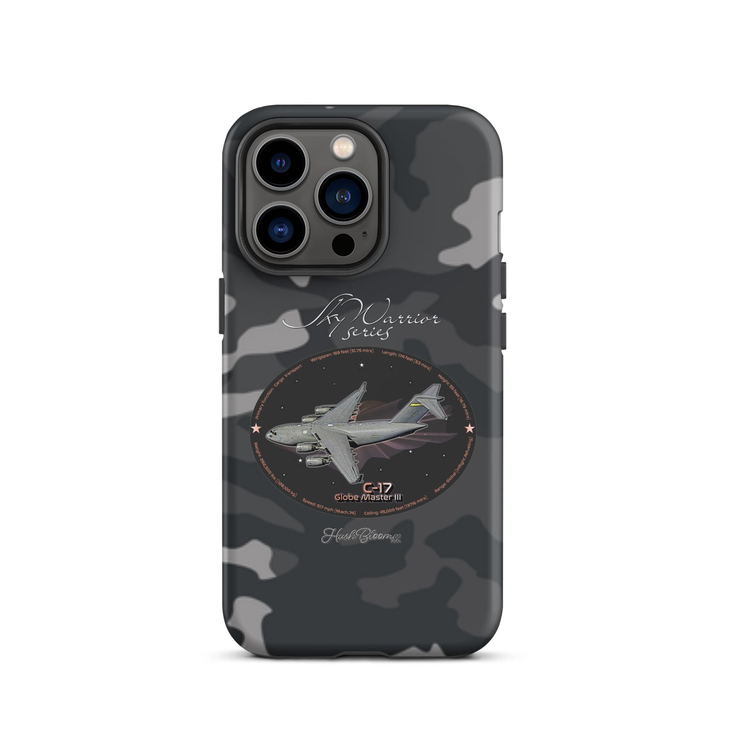 Matte - C17 Globe Master III Tough Case for iPhone
