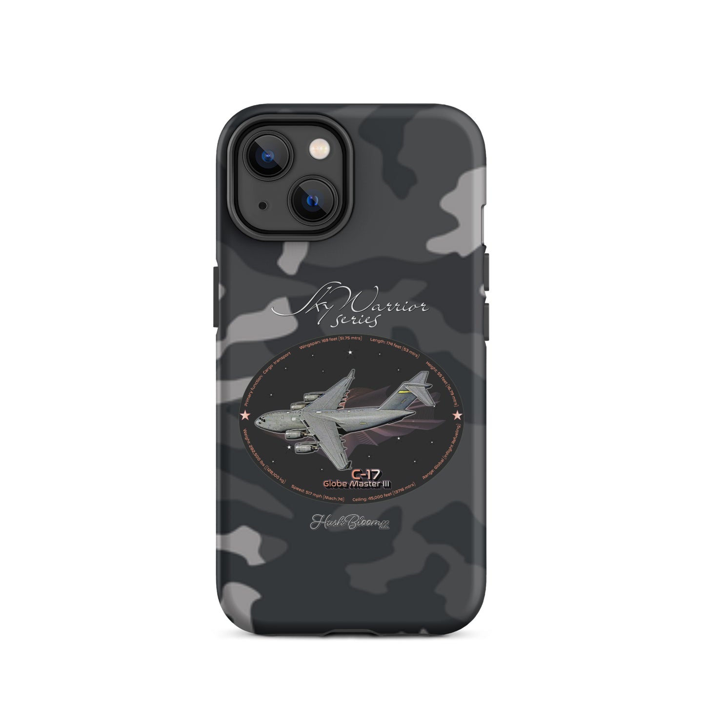 Matte - C17 Globe Master III Tough Case for iPhone