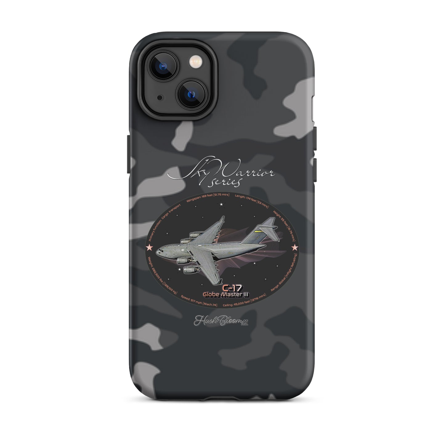 Matte - C17 Globe Master III Tough Case for iPhone