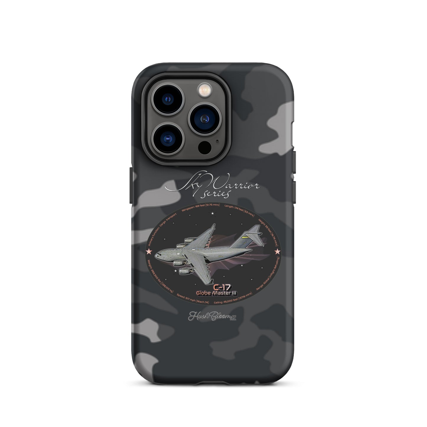 Matte - C17 Globe Master III Tough Case for iPhone