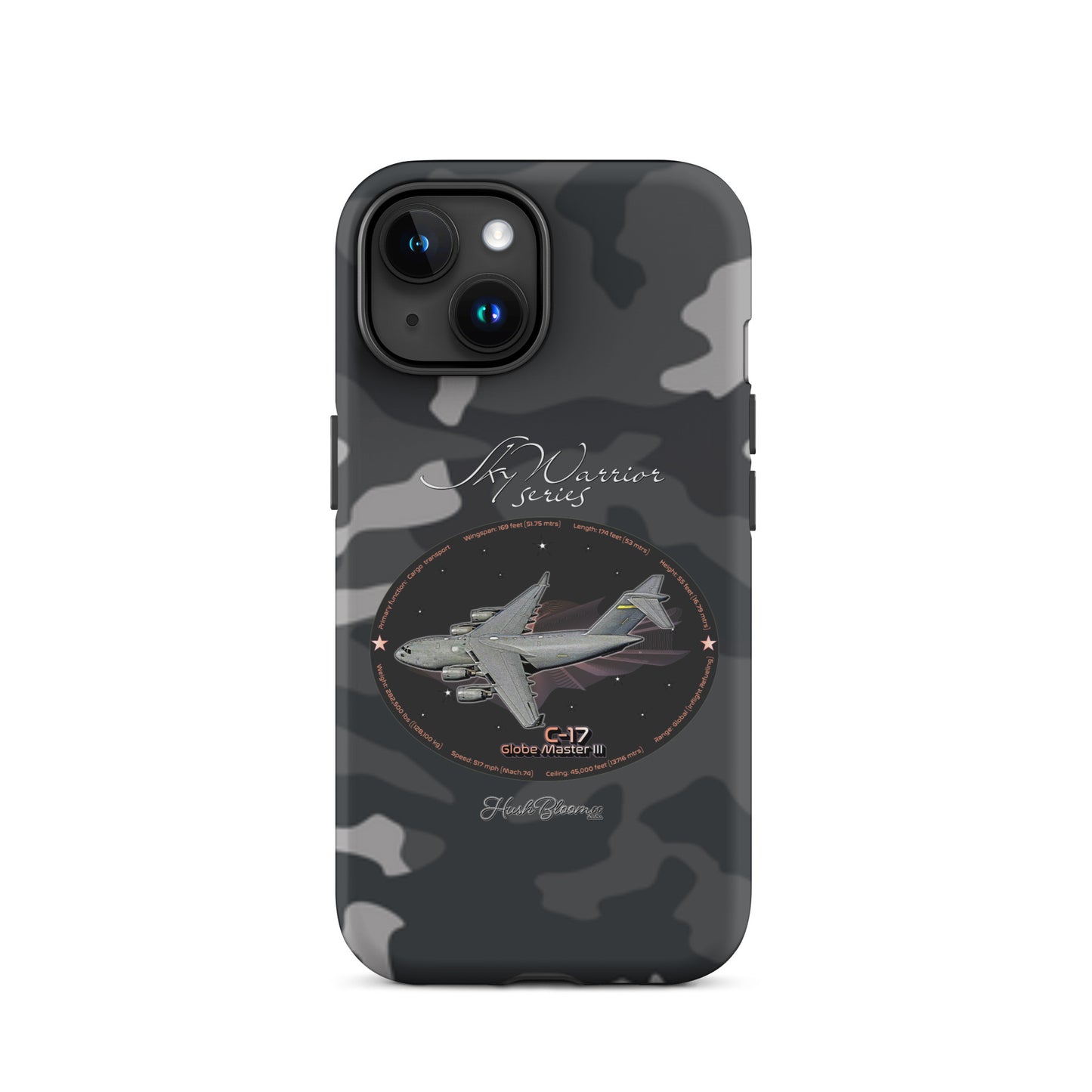 Matte - C17 Globe Master III Tough Case for iPhone