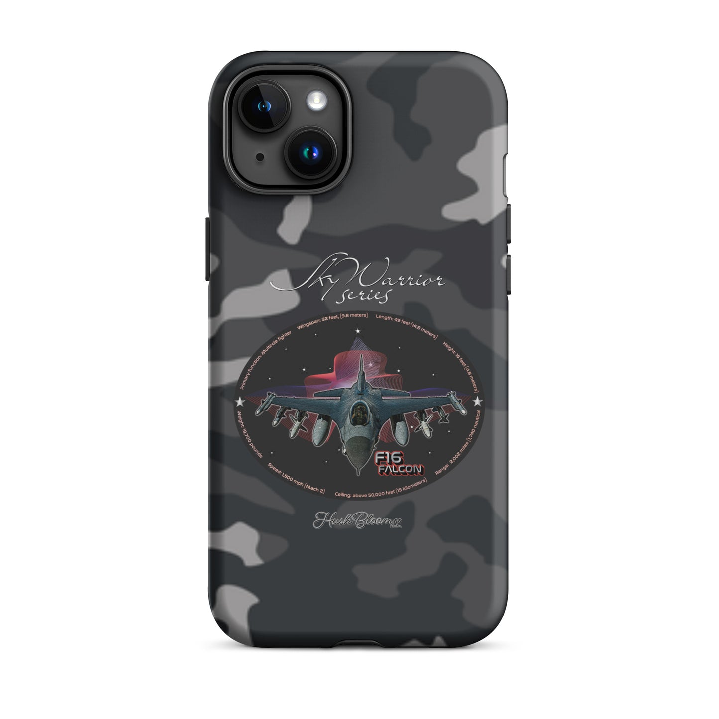 Matte - F16 Falcon Tough Case for iPhone