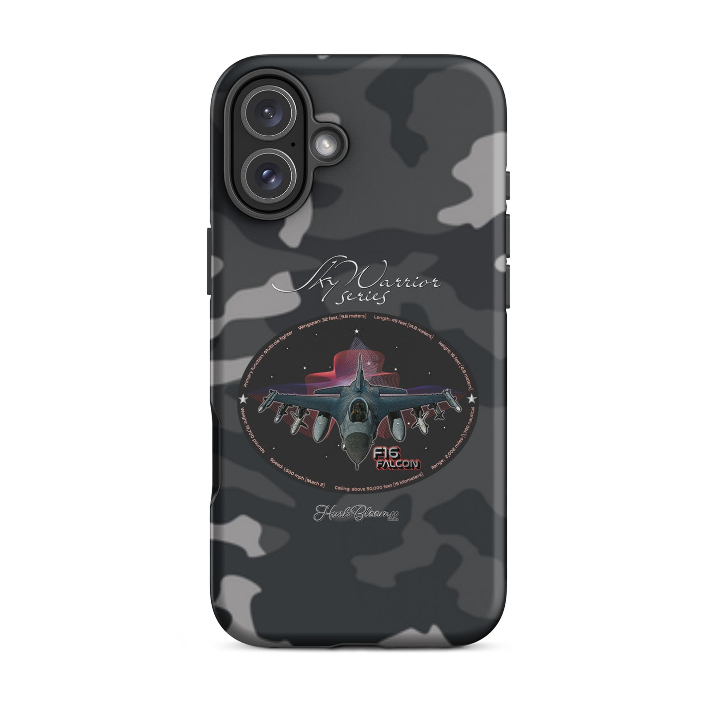 Matte - F16 Falcon Tough Case for iPhone