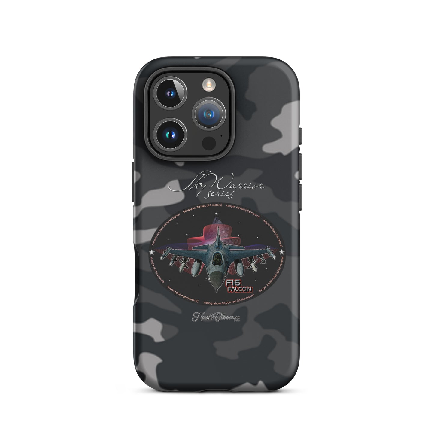 Matte - F16 Falcon Tough Case for iPhone