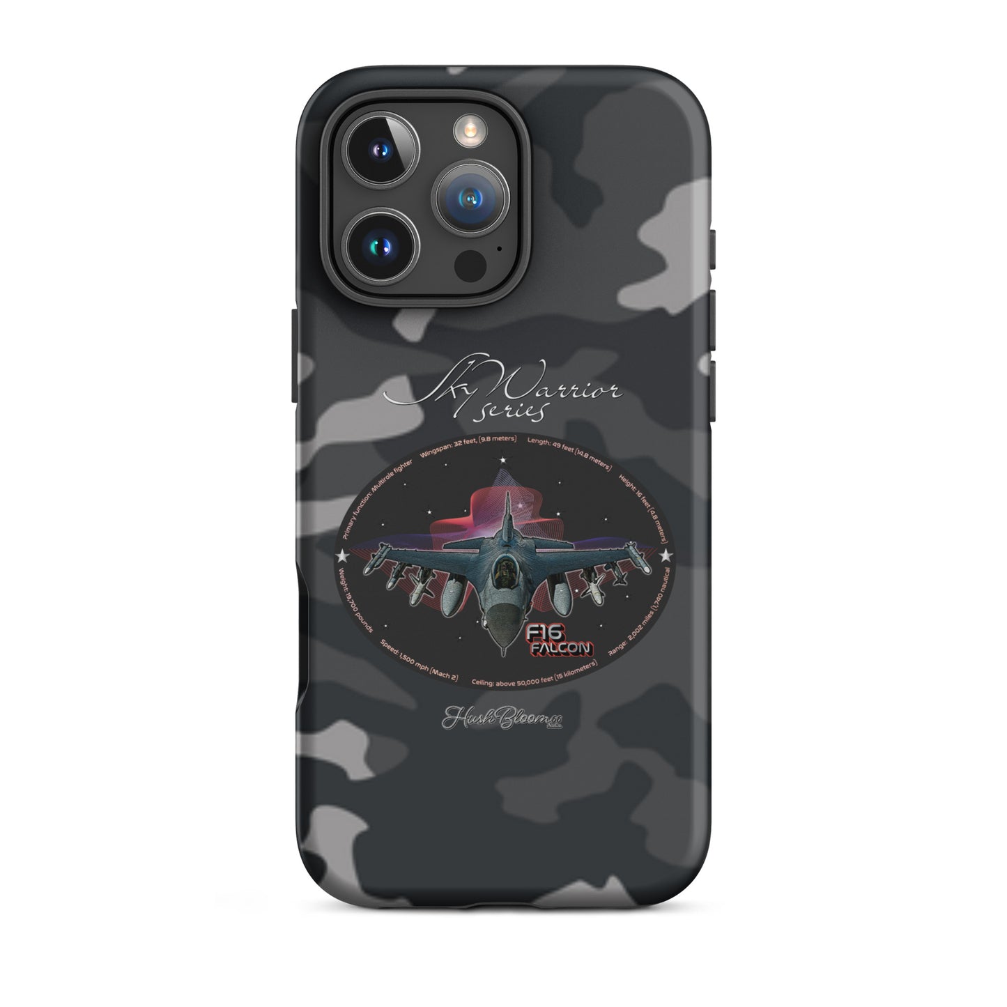 Matte - F16 Falcon Tough Case for iPhone