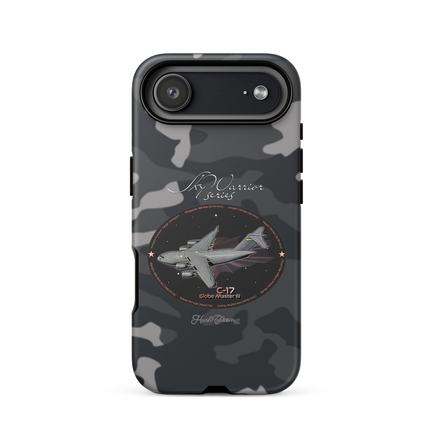 Matte - C17 Globe Master III Tough Case for iPhone