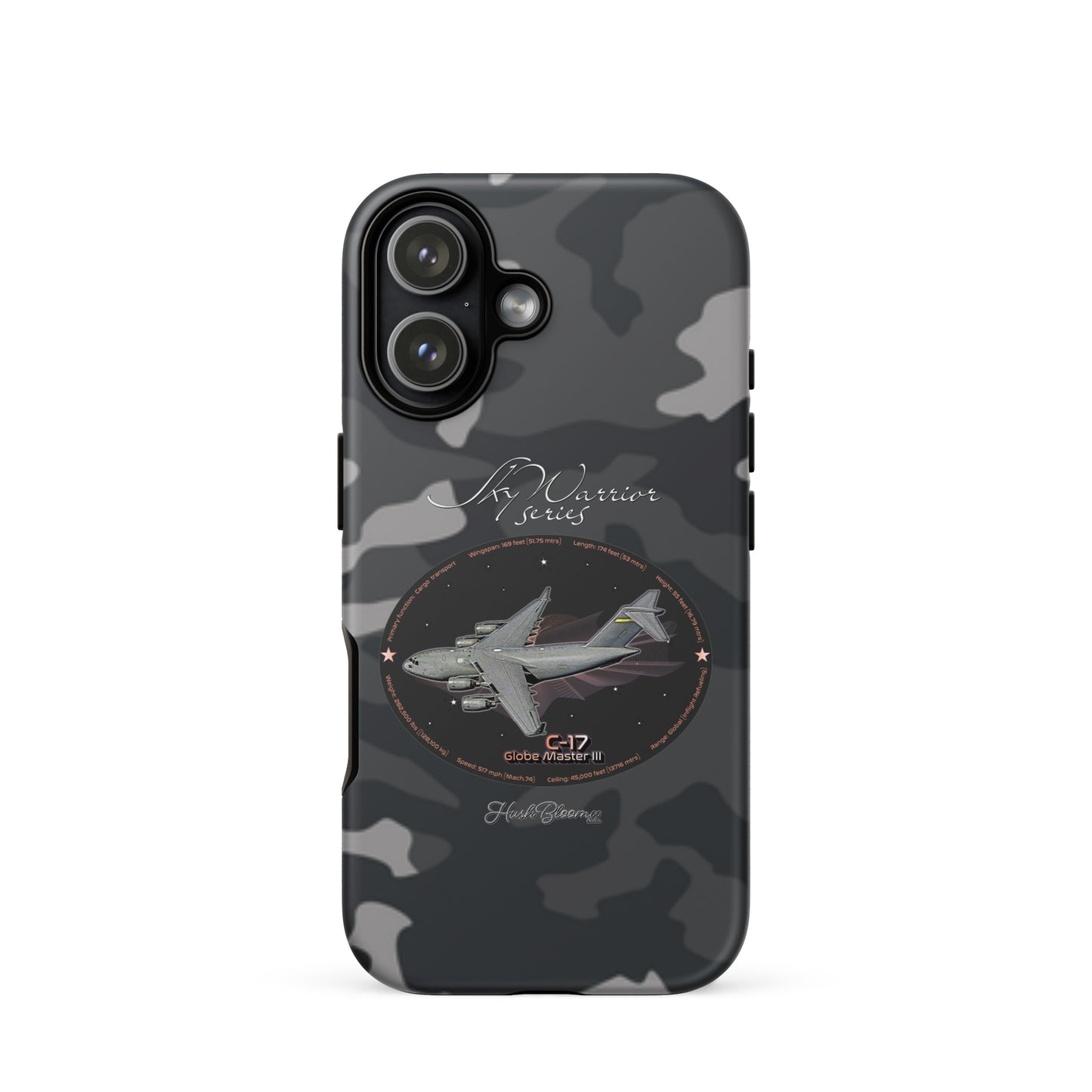 Matte - C17 Globe Master III Tough Case for iPhone