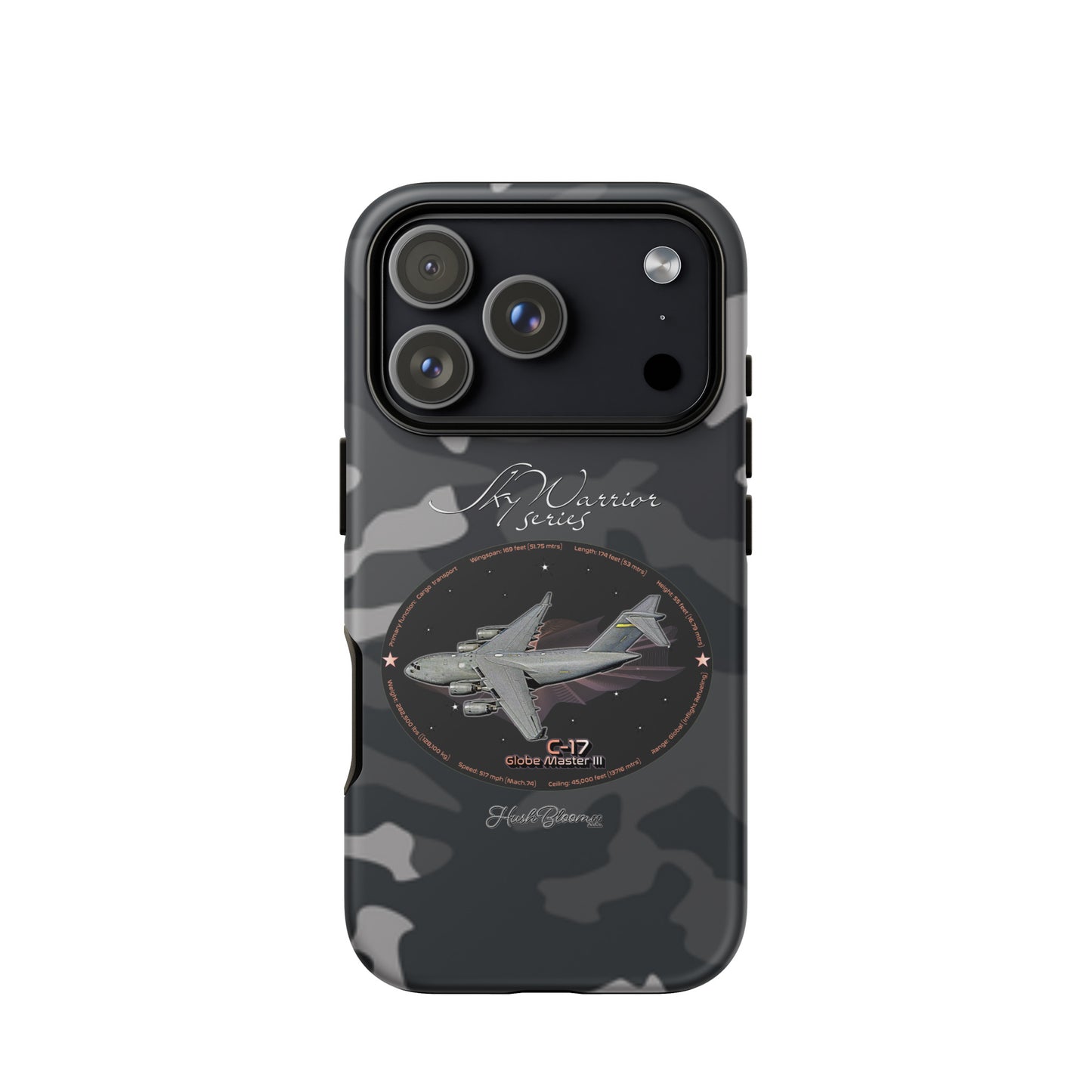 Matte - C17 Globe Master III Tough Case for iPhone