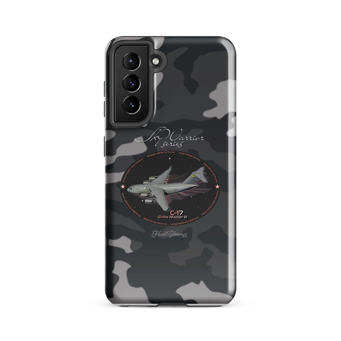 Glossy - C17 Globe Master III Tough case for Samsung
