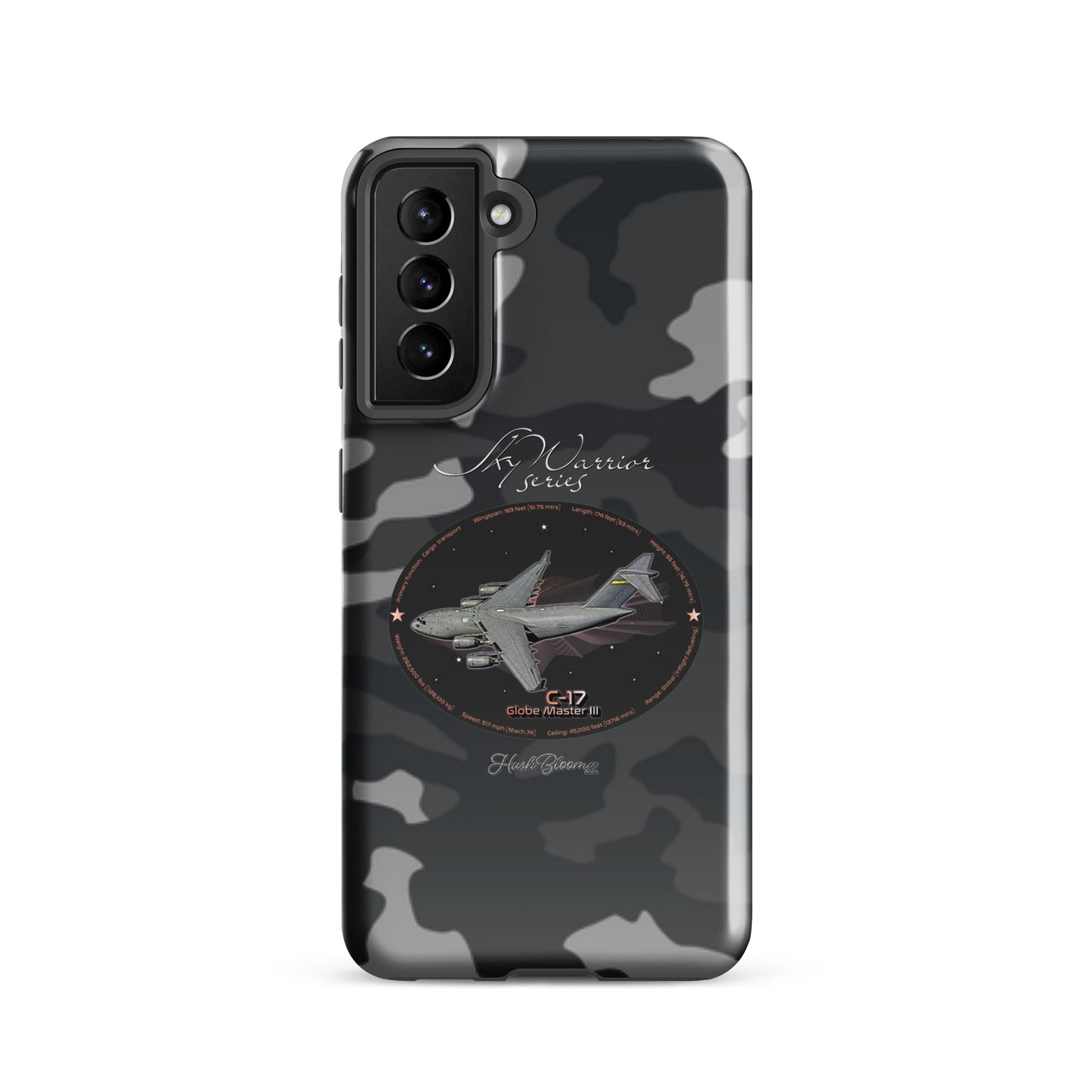 Glossy - C17 Globe Master III Tough case for Samsung