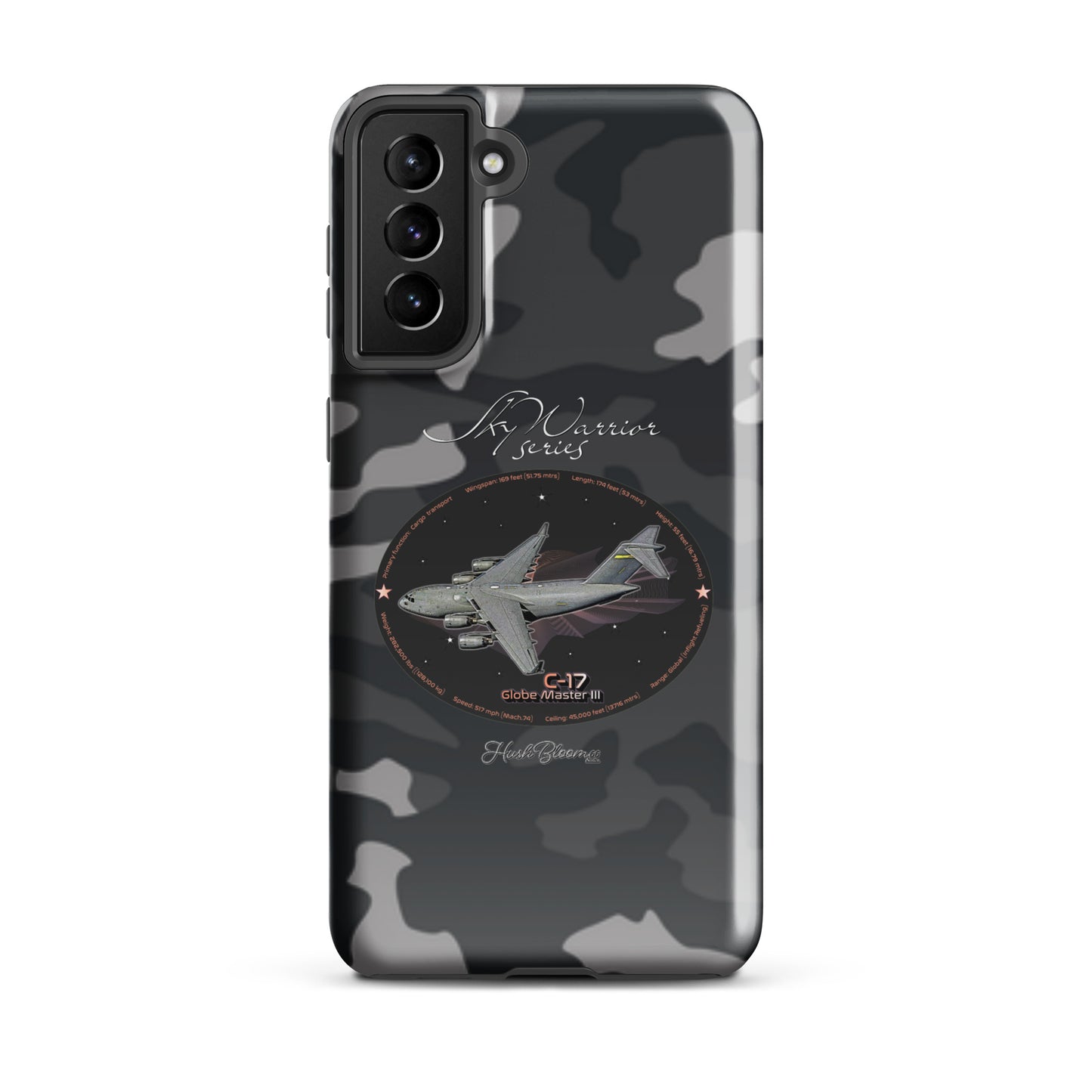 Glossy - C17 Globe Master III Tough case for Samsung