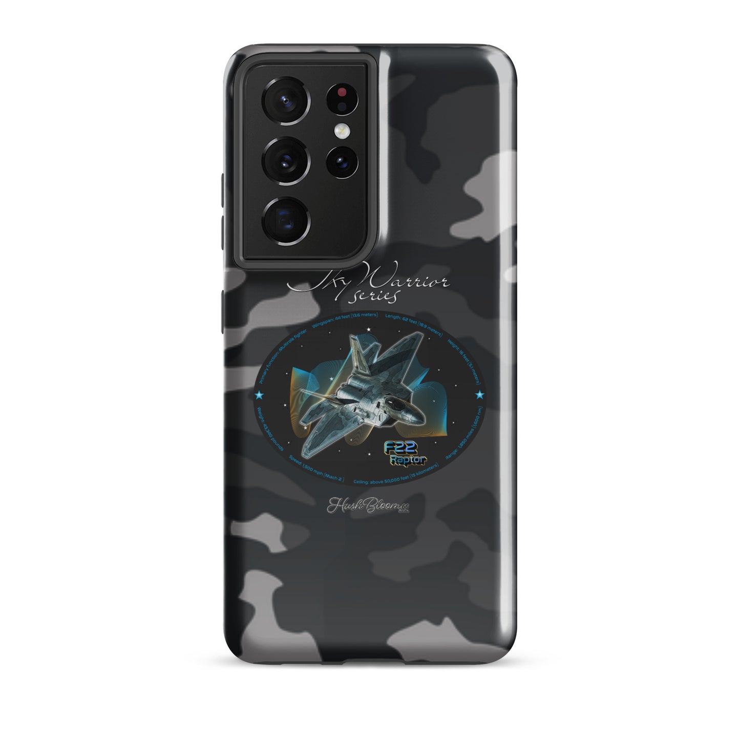 Glossy - F22 Raptor Tough case for Samsung