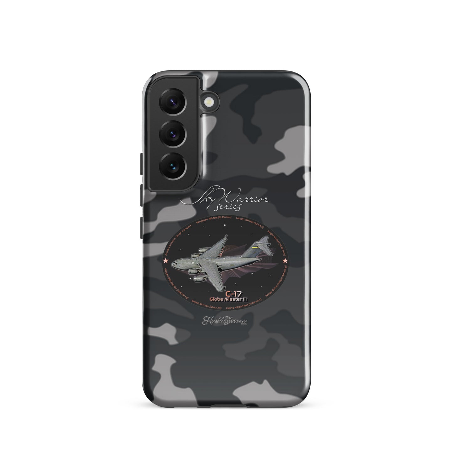 Glossy - C17 Globe Master III Tough case for Samsung