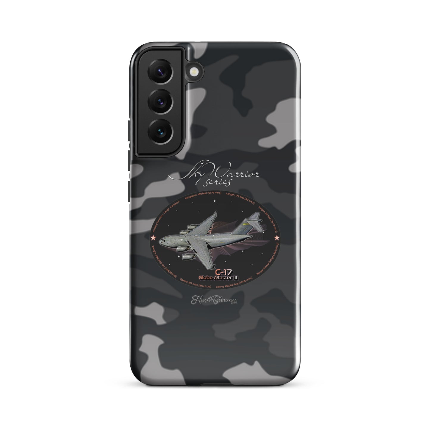 Glossy - C17 Globe Master III Tough case for Samsung